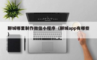 海东聊城哪里制作微信小程序（聊城app有哪些）